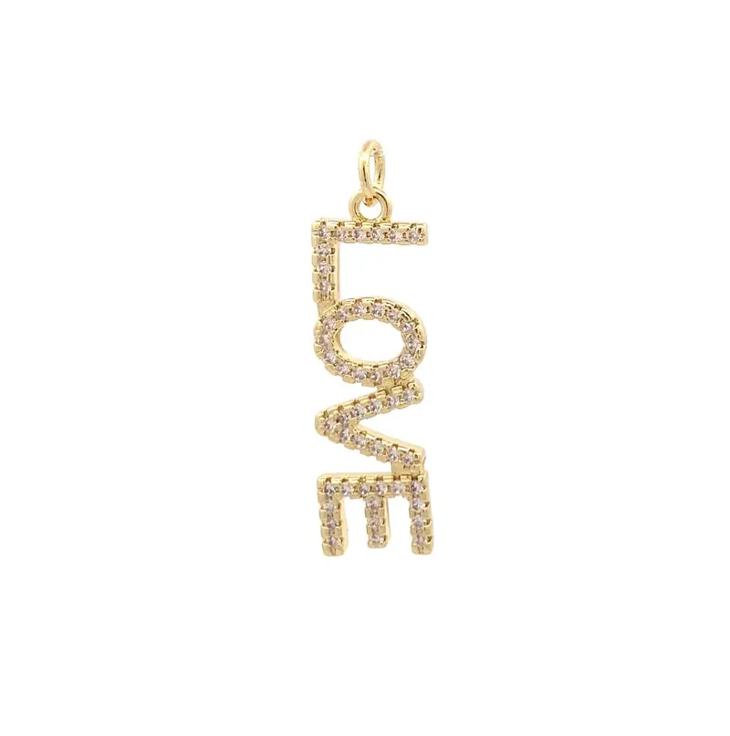 Charm love cc goldplated