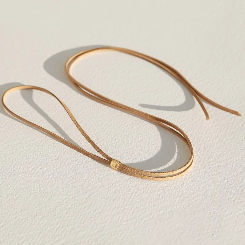 Choker Navajo beige goud