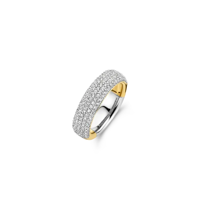 Chunky Zirkonia Ring - M model