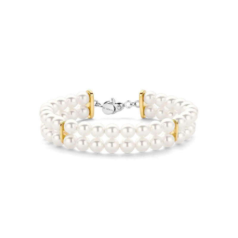 Classic Dubbele Parel Armband