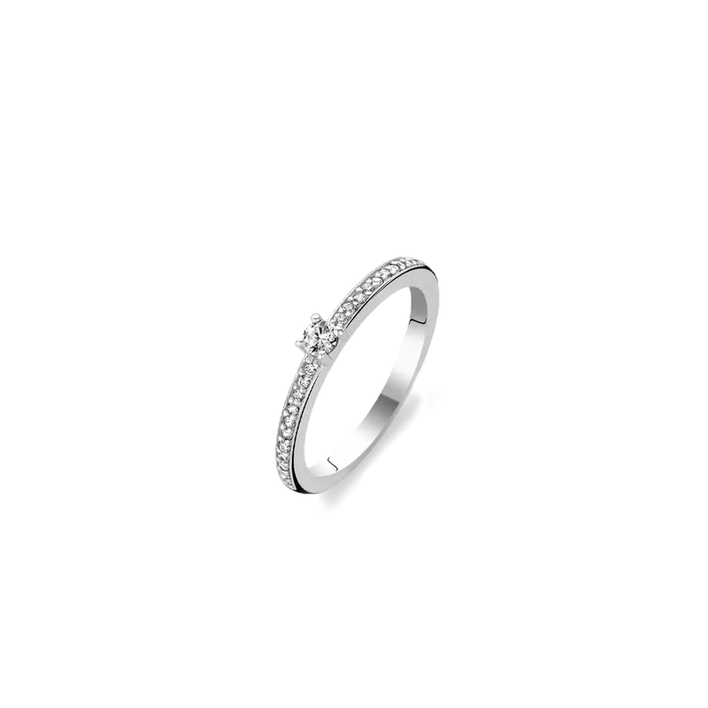 Classic Kleine Zirkonia Ring