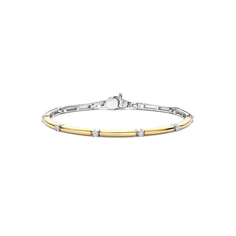 Classic Rechthoekige Zirkonia Bangle