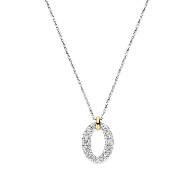 Classic Soft Oval Zirkonia Ketting