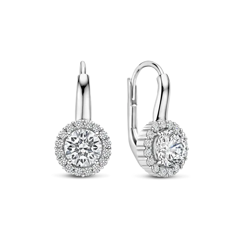 Classic Zirkonia Hoops Rond