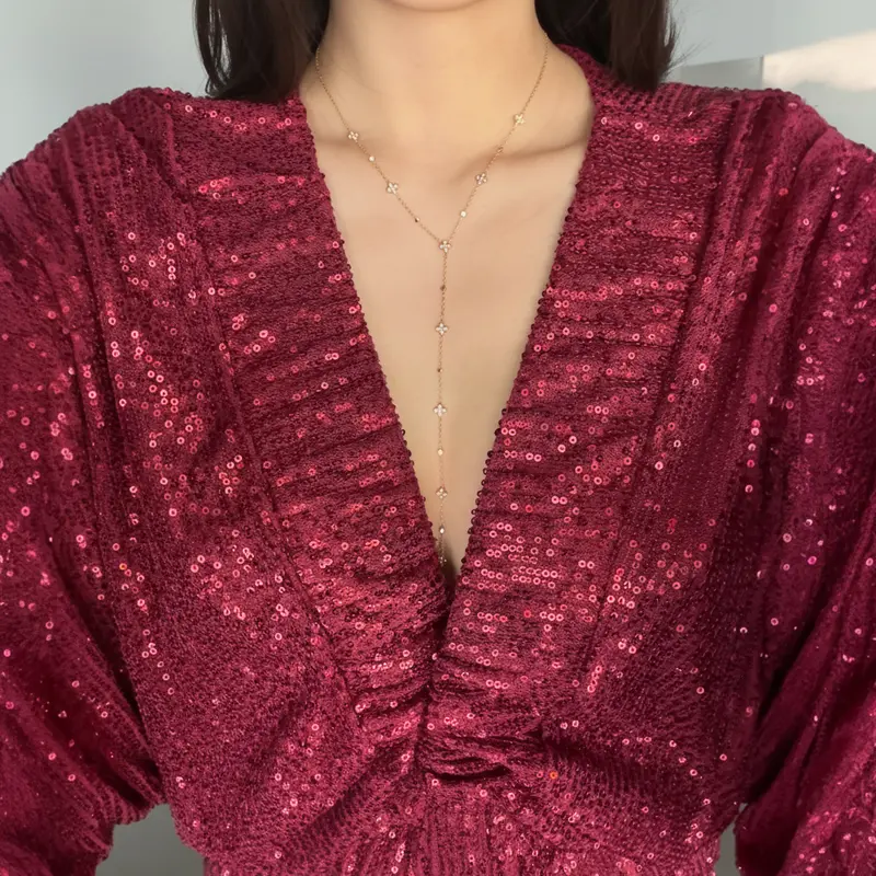 Clover lange Y ketting