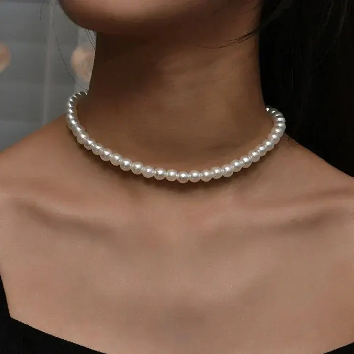 Collar de perlas clásico