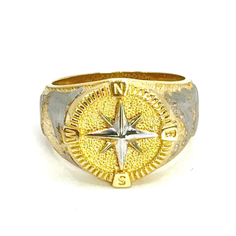 COMPASS RING - 14k Gold