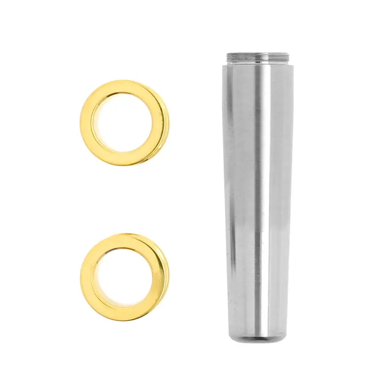 Complete Stretchkit - 2 Gouden Titanium Tunnels + Taper