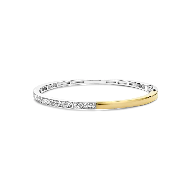 Contrast Zirkonia Bangle