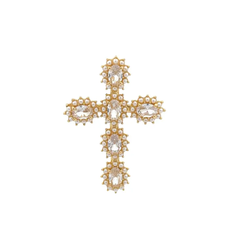 Cross luxe pearl clear goldplated