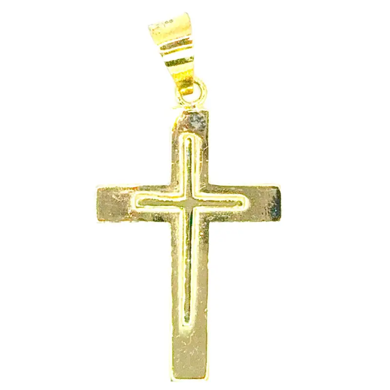 CROSS PENDANT - 14K