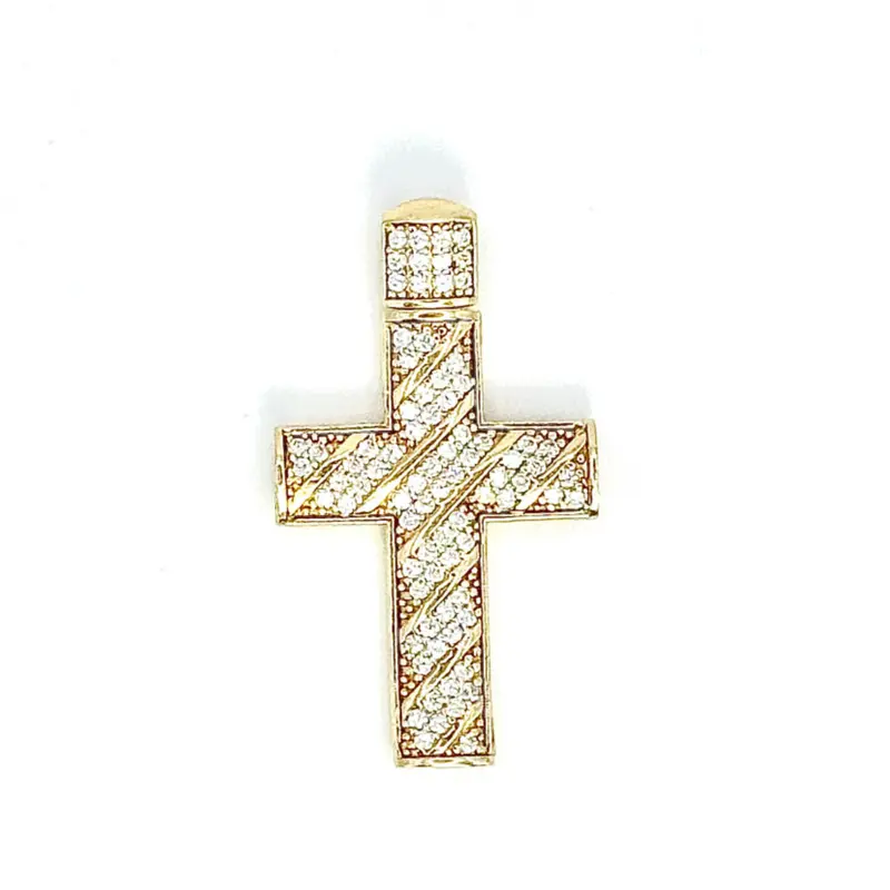 CROSS PENDANT - 14K