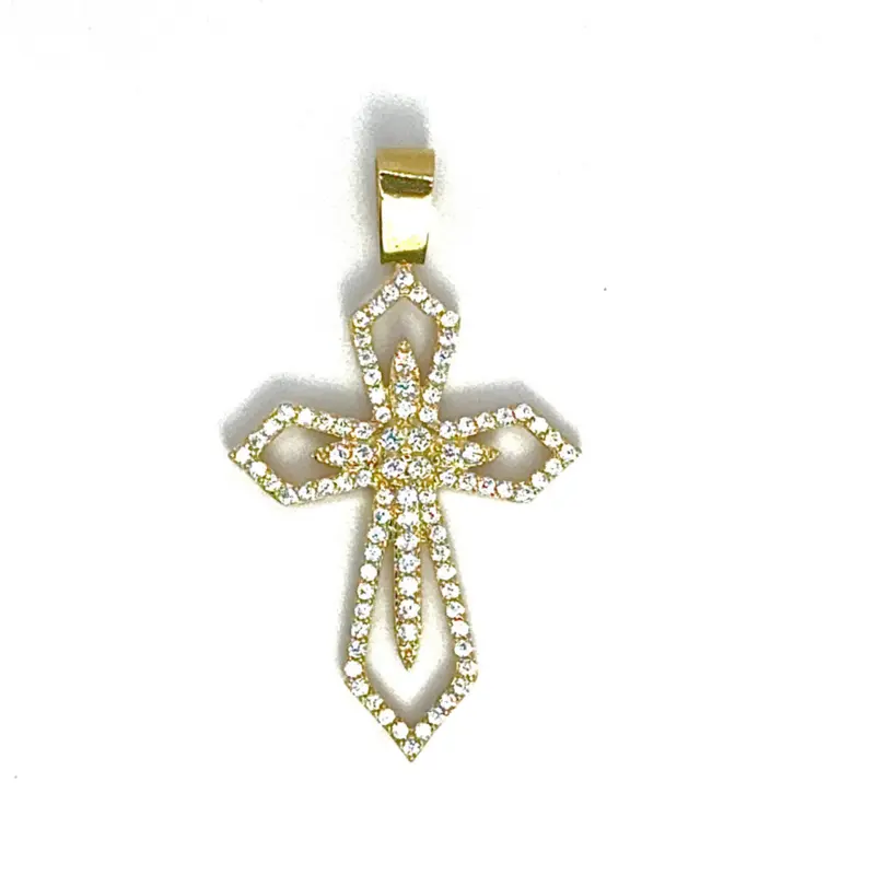 CROSS PENDANT - 14K