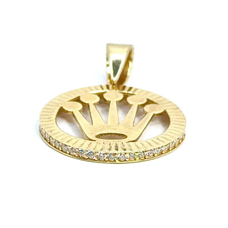 CROWN PENDANT - 14K