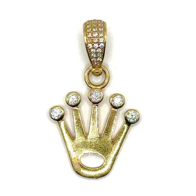 CROWN PENDANT - 18K