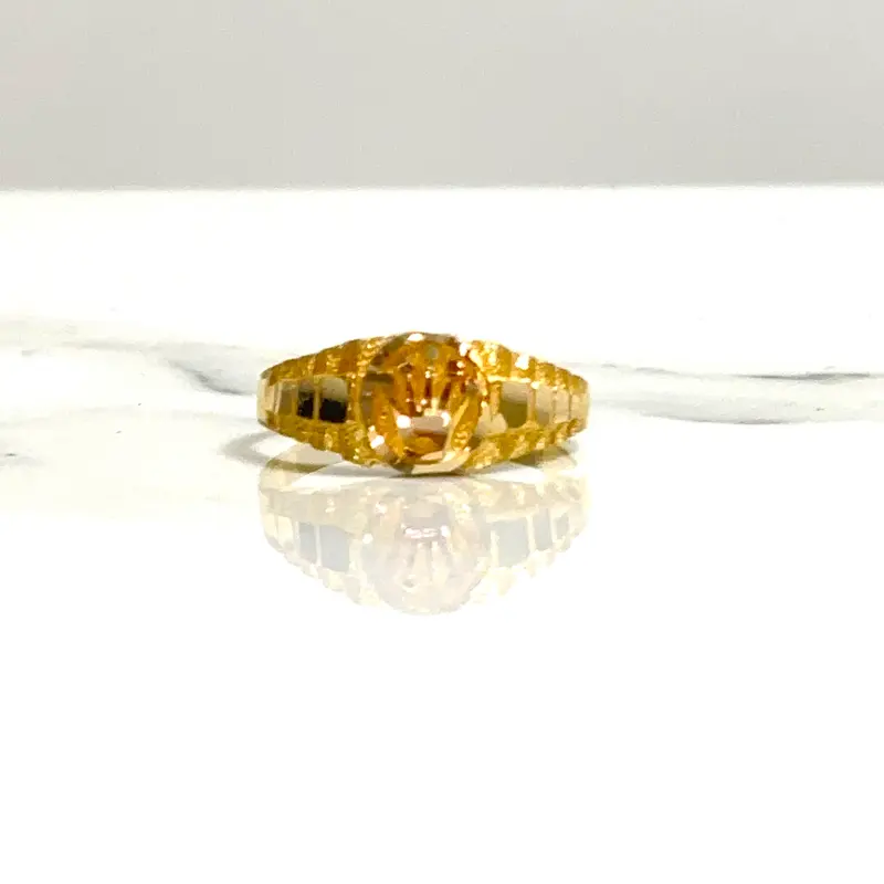Crown Ring - 14 carat gold 0077 - GRV2