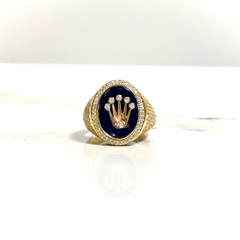 Crown Ring - 18 carat gold 0064 GRV2