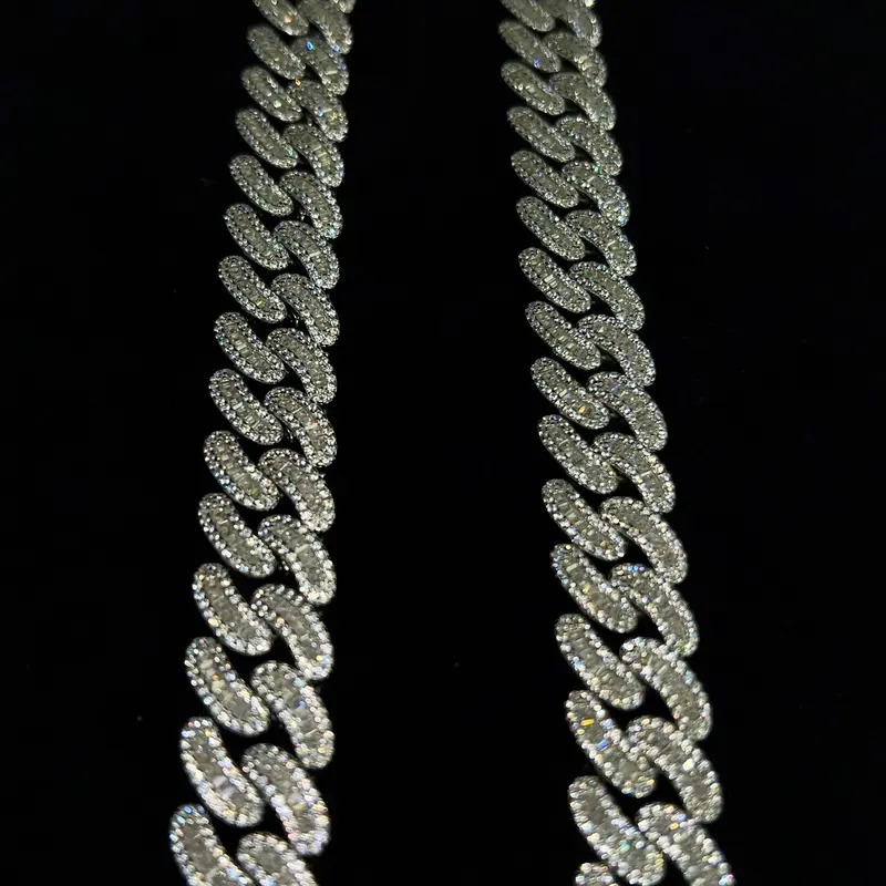 Cuban Link Chain - Silver 925 - 60cm / 16,5mm - 293