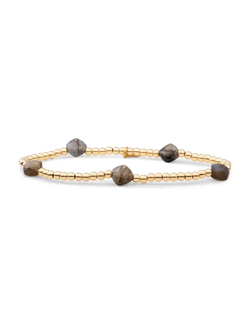 Cushion Cut Armband Labradorite