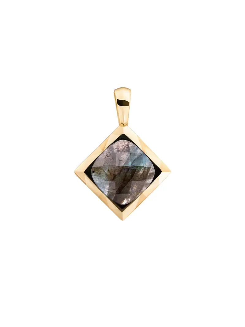 Cushion Cut Pendant Labradorite