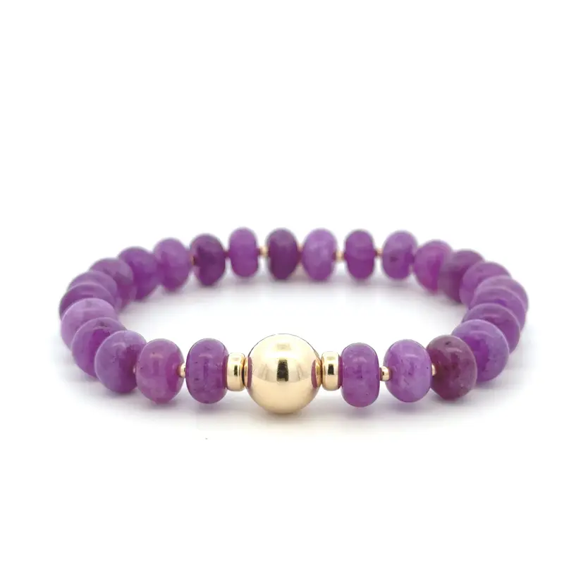 Daisy purple gold coloured