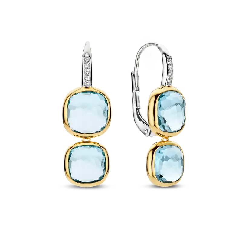 Double Cushion Oorbellen