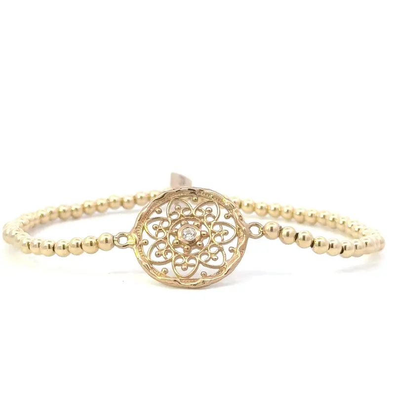 Dream catcher gold coloured