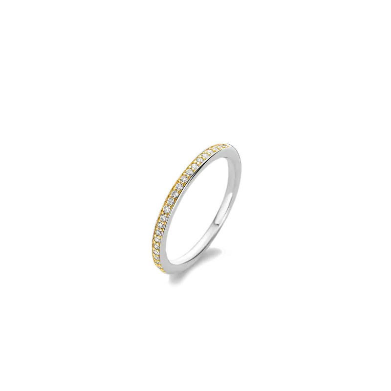 Dunne Zirkonia Ring