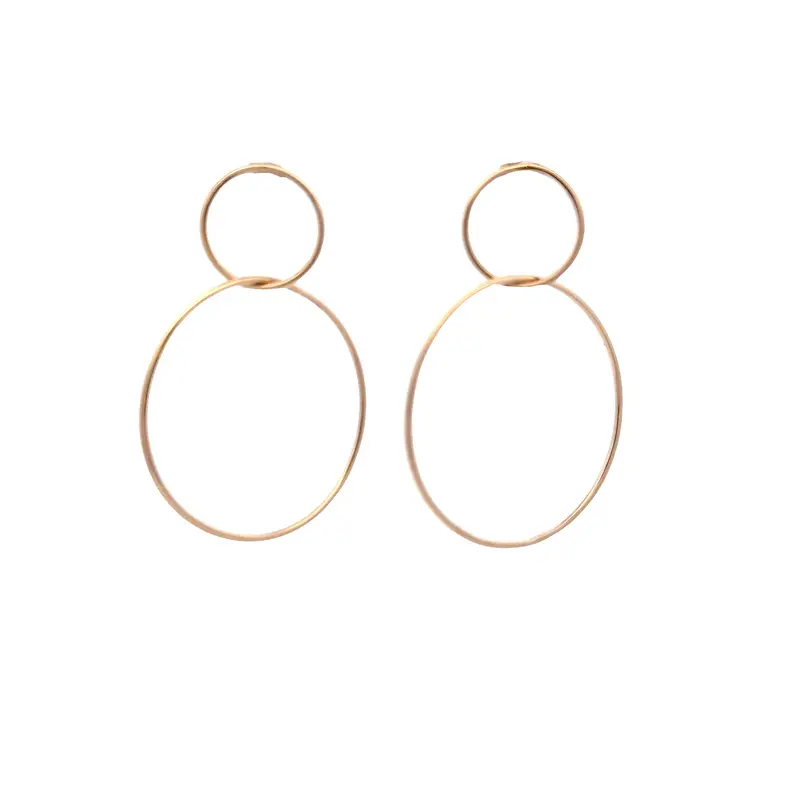 Earrings boho goldplated