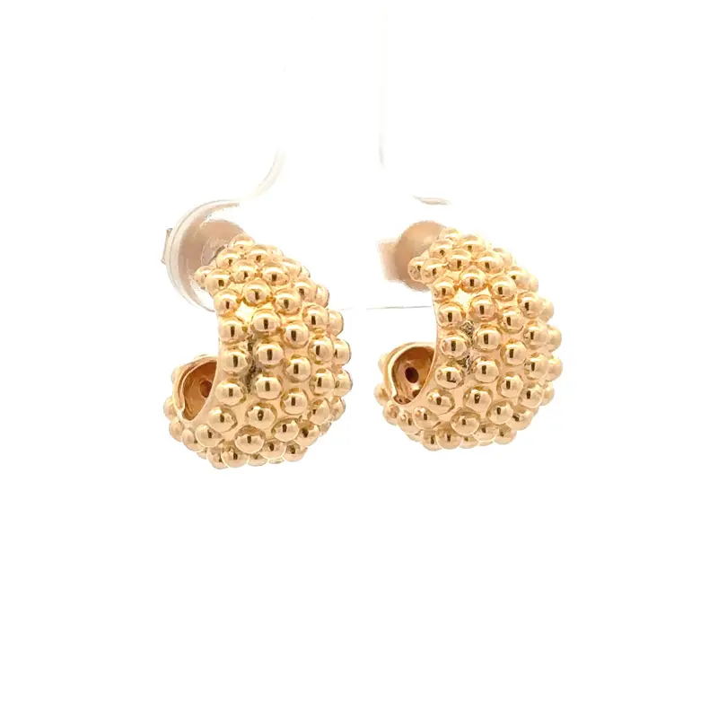 Earrings bold goldplated