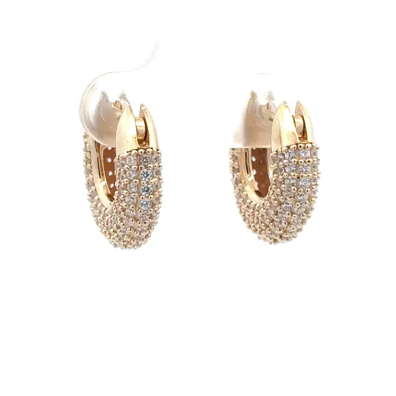 Earrings luxe cc small gold coloured