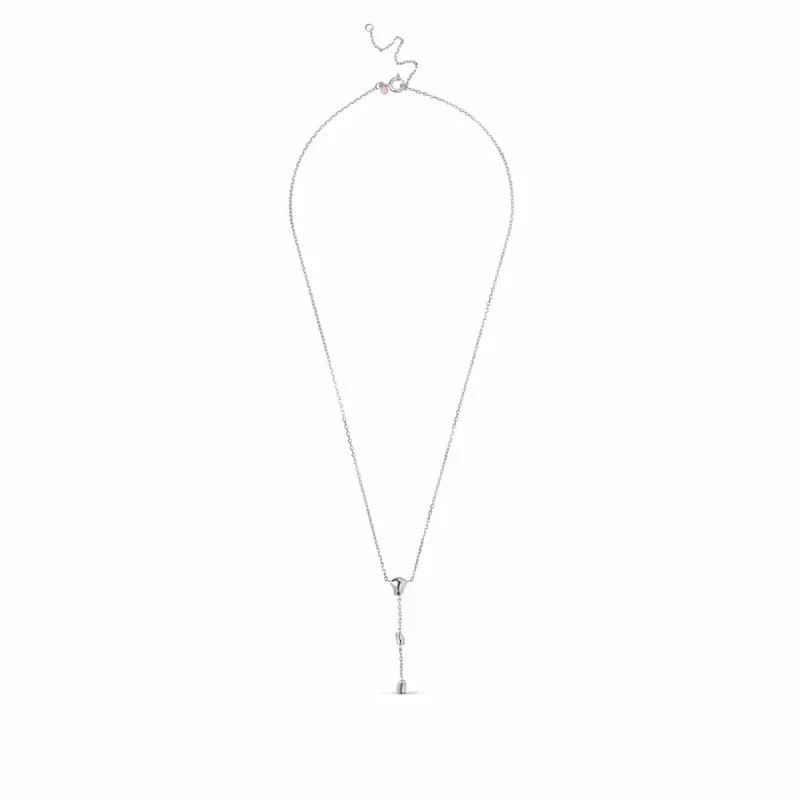 Enamel ketting Talia silver