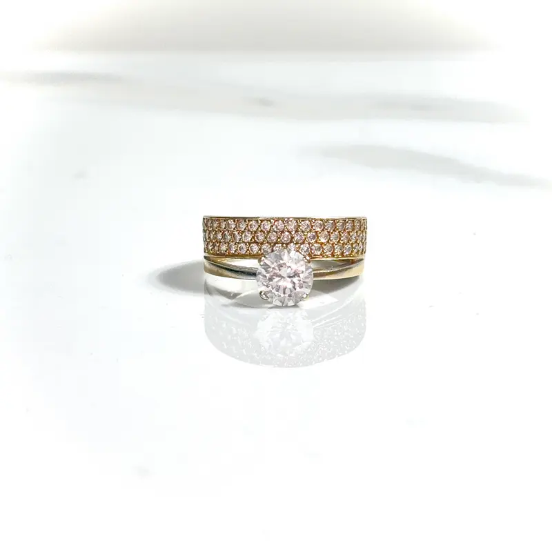 Eternal Spark Ring - 14 carat gold