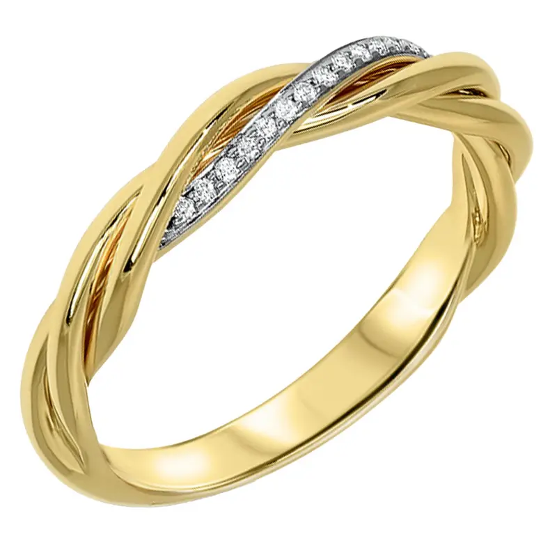 Fantasie ring met diamanten