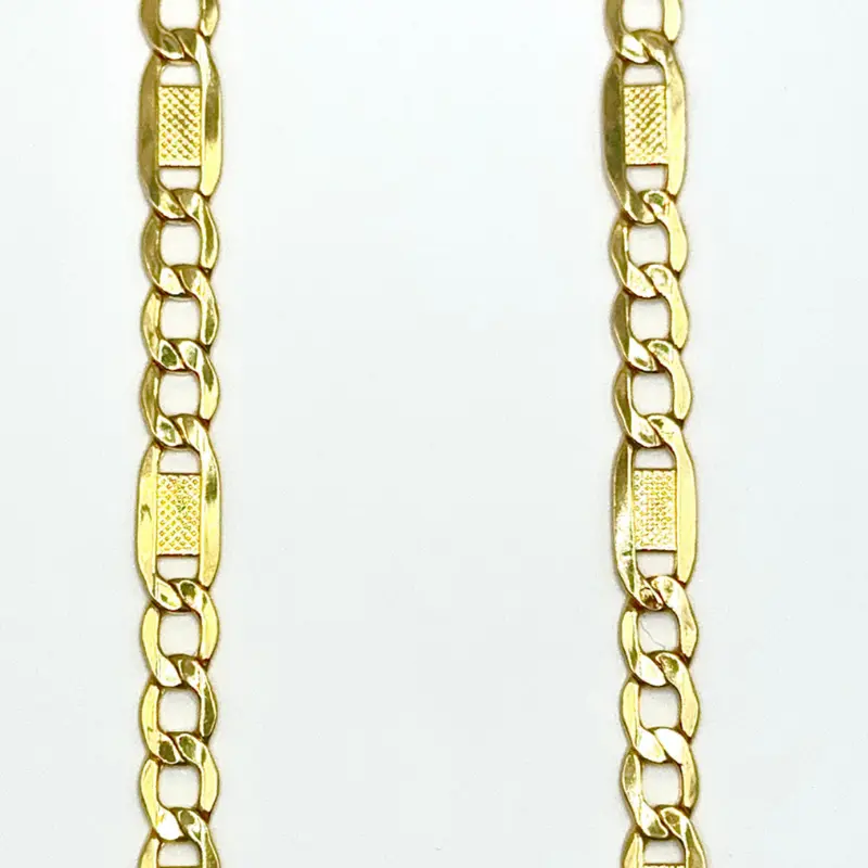 FIGARO CHAIN-14K-6MM/65CM