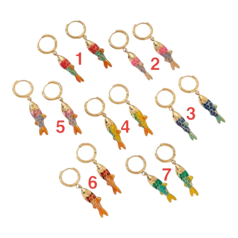 Fishy hangers oorbellen