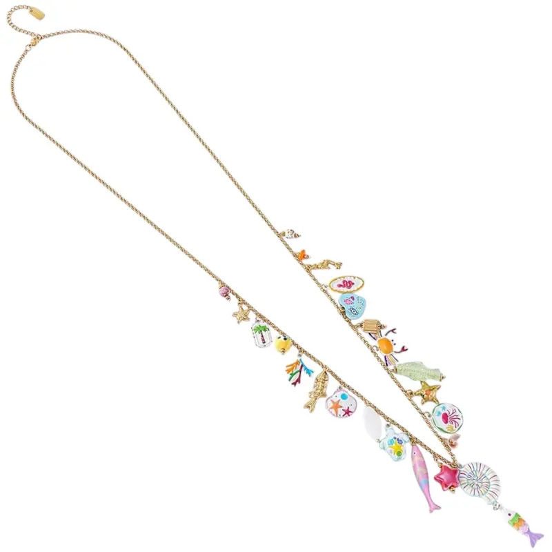 Fishy lange bedel ketting mixed