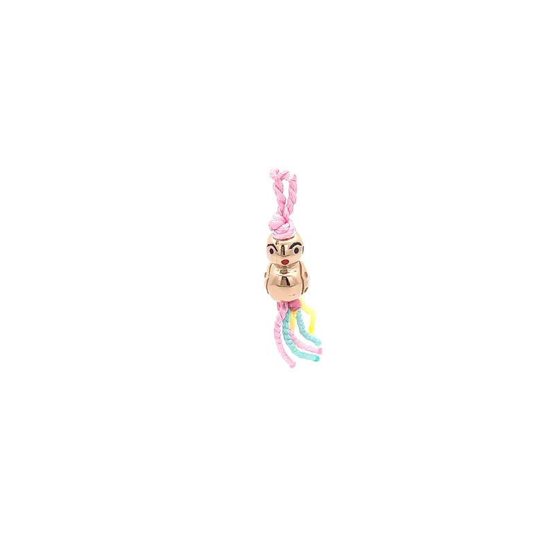 Fortune doll charm goldplated
