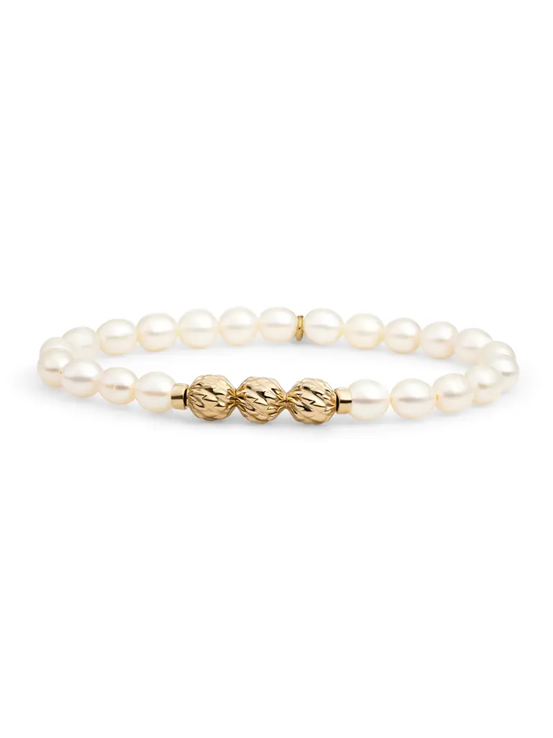 Fuse Beads Armband Pearl