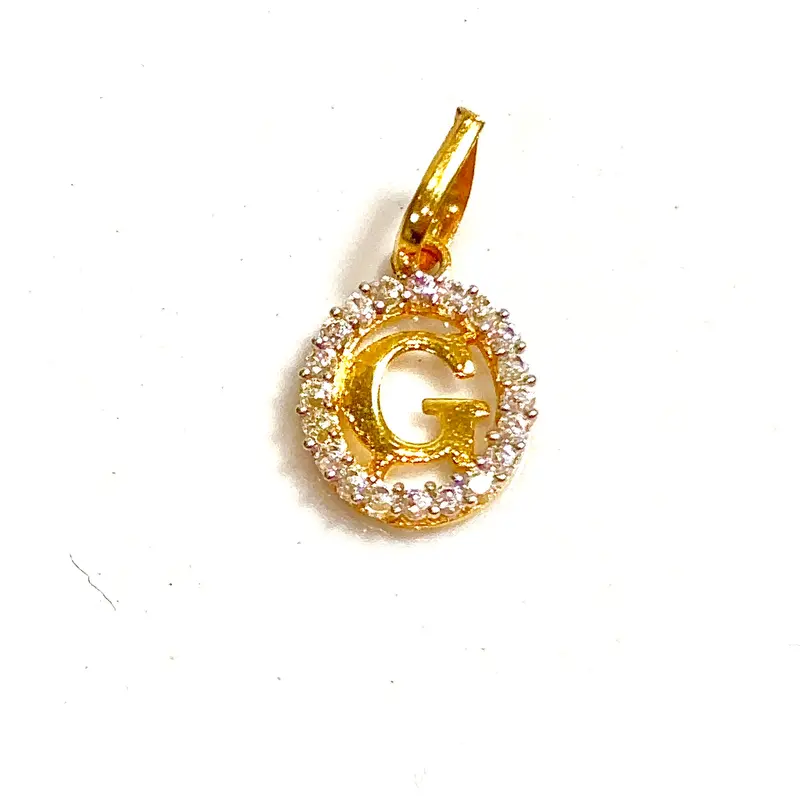 G Pendant - 18 carat gold