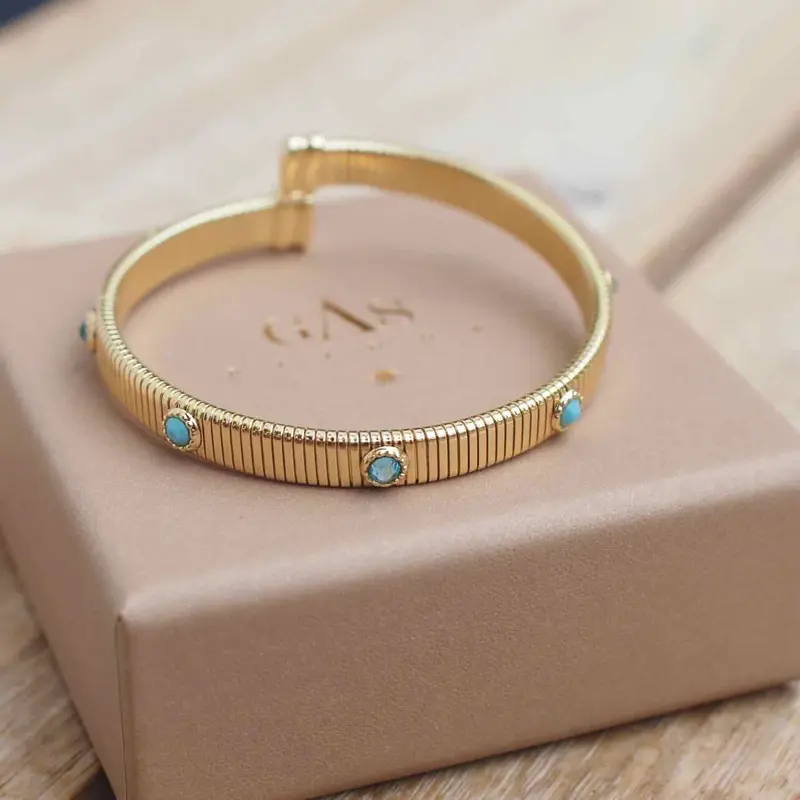 gas bijoux bangle starlette turquoise
