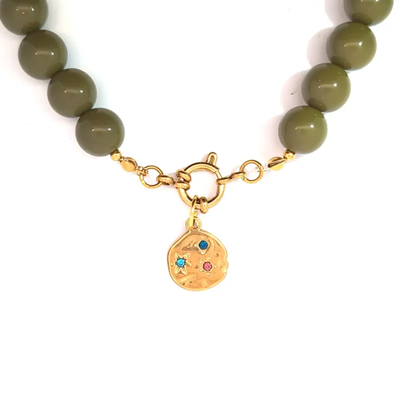 Gouden cosmic munt bedel