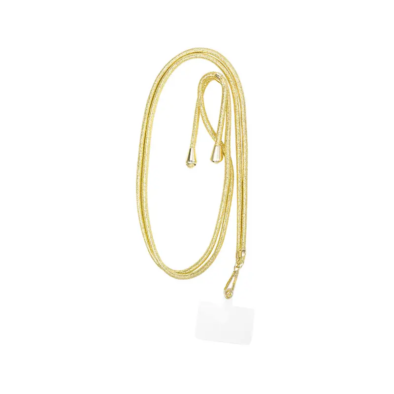 Gouden lang telefoonkoord rope