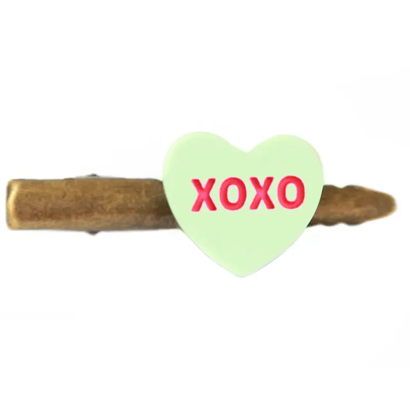 Haarclip xoxo green