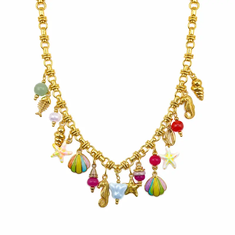 Happy shell bedel ketting