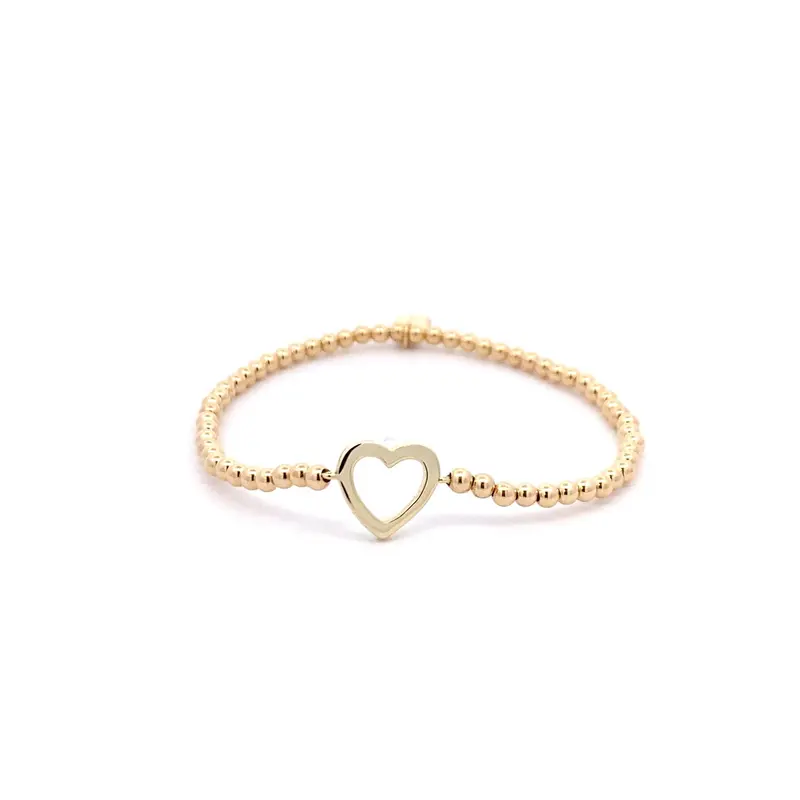 Heart gold coloured