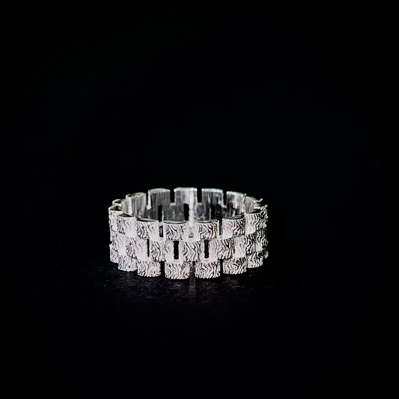 Icy President-Link-Link Ring - Silver 925