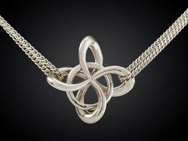 Infinity armband witgoud