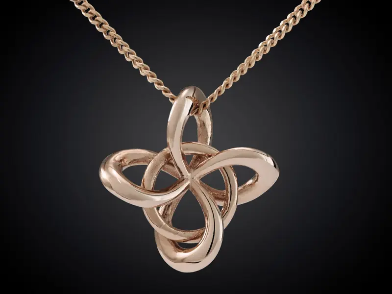 Infinity hanger roodgoud
