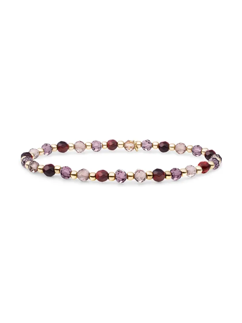 Interstellar Armband Multi Gem - Mulberry